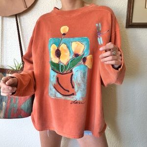 Vintage Baggy Painted Sweatshirt